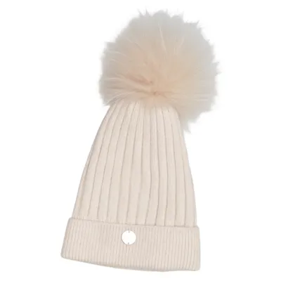 Bonnet à pompon (Beige) de Buch Copenhagen Angora