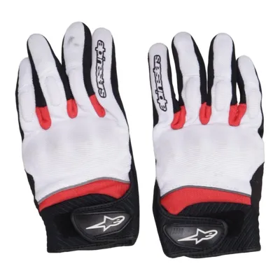 Motorcycle gloves (Black, Gray, Red) from Alpinestars