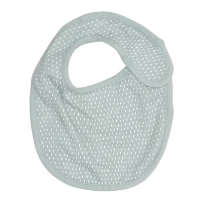 Bavoir  (Vert, Blanc) de Little Roomies Coton biologique