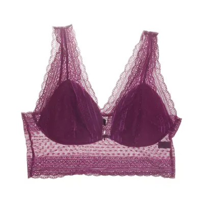 Bralette (Purple) from Femilet Elastane, Polyamide