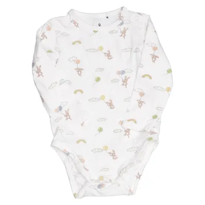 Body (Hvid, Flerfarvet) fra Åhléns Kids Bomuld, Elastan