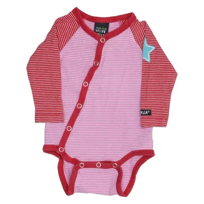 Body (Rose, Rouge) de Villervalla Élasthane, Coton biologique