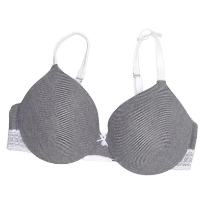 Soutien-gorge (Gris, Blanc) de Body Essentials by Tchibo Élasthane, Coton biologique