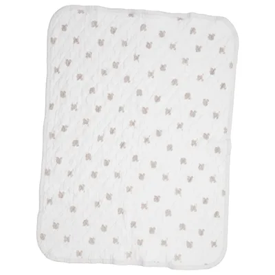 Baby blanket (White) from KappAhl Cotton, Polyester