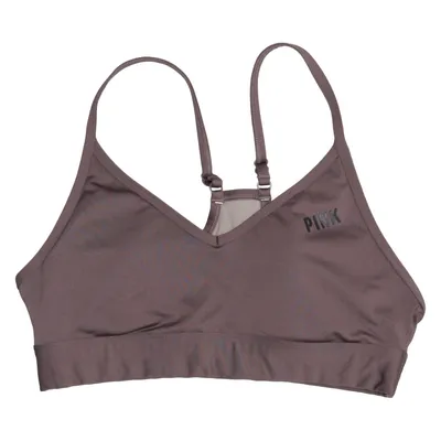 Sports bra (Brown) from Pink Victoria's Secret Elastane, Polyamide, Polyester