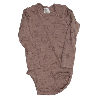 Body (Marron) de Lindex Baby Laine de mouton