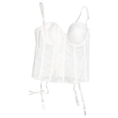 Bustier (White) from Di Lorenzo Elastane, Polyamide