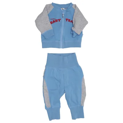 Tenue d'intérieur (Bleu, Gris) de Name It Newborn Coton
