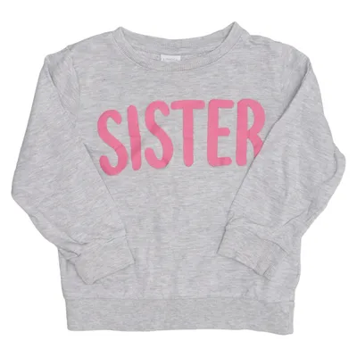 Sweatshirt (Gray, Pink) from Lindex Kids Cotton, Viscose