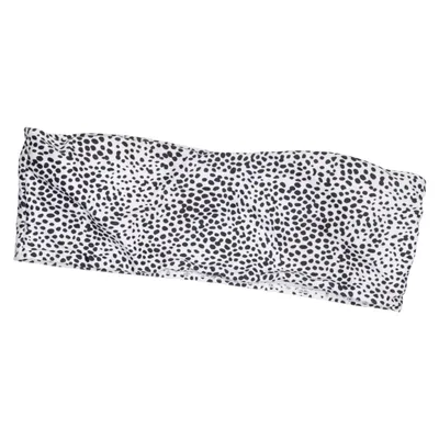 Bikini top (White, Black) from Playful Promises Elastane, Polyamide