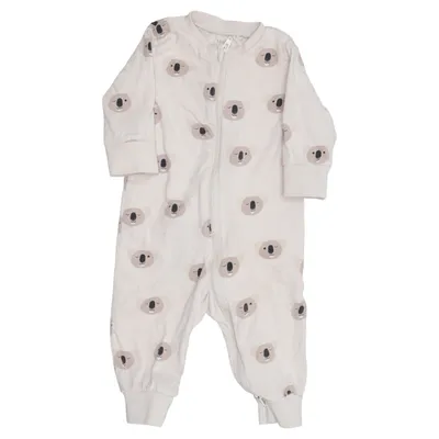 Barboteuse (Beige, Multicolore) de Lindex Baby Coton
