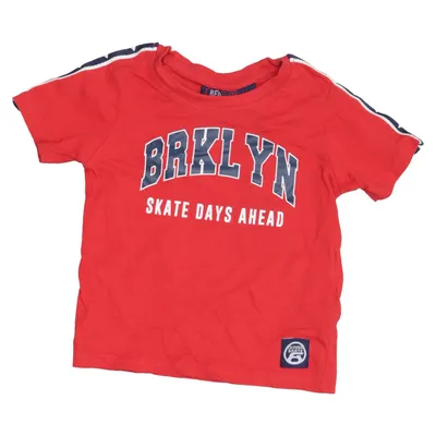 T-shirt (Rouge) de Red & Blue Coton