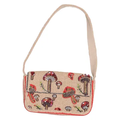 Clutch (Beige, Meerkleurig) van Anthropologie Katoen