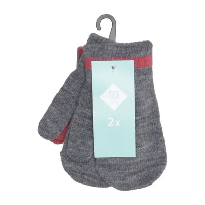 Wanten (Grijs, Rood) van Tex Baby Acryl, Elastaan, Polyester