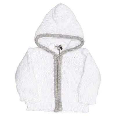 Cardigan (Blanc, Gris) de Imps & Elfs Coton biologique