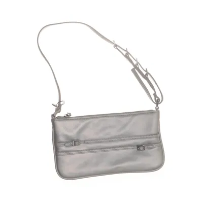 Skuldertaske (Sølv) fra Mango Polyester, Polyurethan