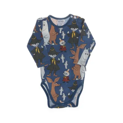 Body (Blå, Flerfärgad) från Moomin Bomull, Elastan