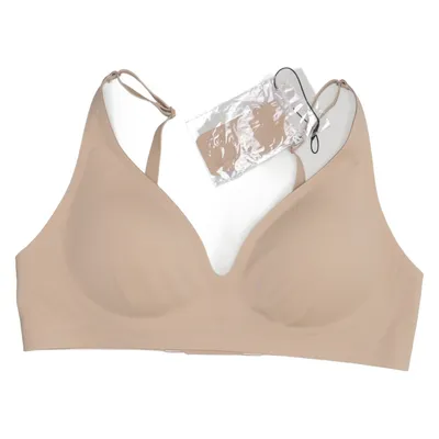 Bh (Beige) van Creamy Fabrics Elastaan, Polyamide