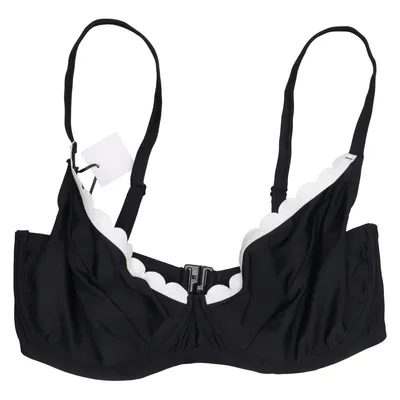 Bikiniöverdel (Svart, Vit) från Peek & Beau Elastan, Polyamid, Polyester