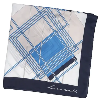 Mouchoir (Bleu, Blanc, Beige) de Leonardi