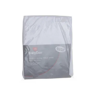 Fitted sheet (White) from Baby Dan Cotton