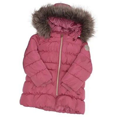 Winter jacket (Pink) from Outerwear by Name It Down, Feather, Polyester