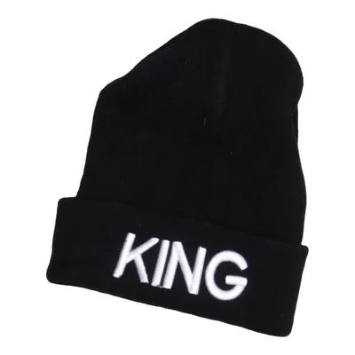 Beanie (Black, White) from King Acrylic