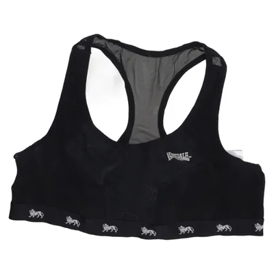Brassière (Noir) de Lonsdale Coton, Élasthane, Polyamide