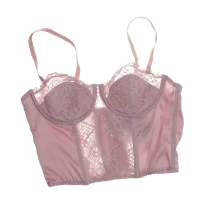 Bustier (Rosa) från Urban Outfitters Bomull, Elastan, Polyamid, Polyester