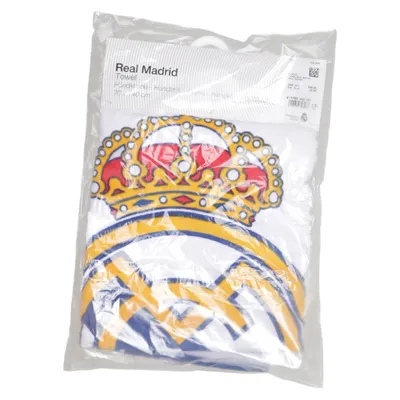 Serviette (Blanc, Bleu, Jaune) de Real Madrid Coton