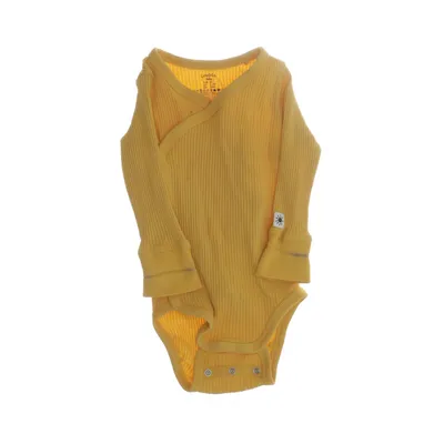 Romper (Geel) van Lindex Baby Katoen, Elastaan