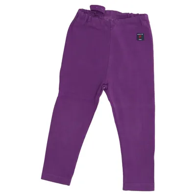 Leggings (Lila) van Polarn O. Pyret Elastaan, Organisch katoen
