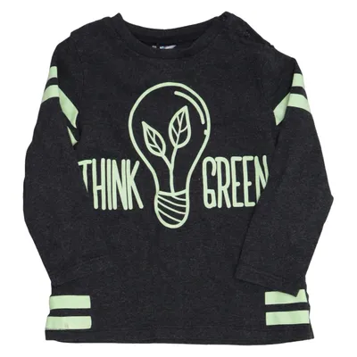 Long sleeve T-shirt (Gray, Green) from So Cute