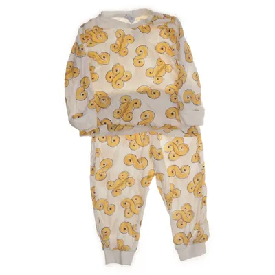 Pyjamas (Vit, Gul) från Lindex Kids Bomull