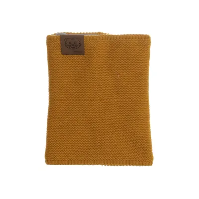 Neck warmer (Yellow) from Affenzahn Merino wool, Recycled polyester
