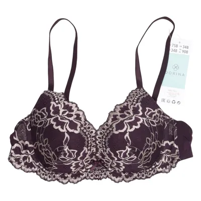 Bra (Purple) from Dorina Elastane, Polyamide, Polyester, Viscose