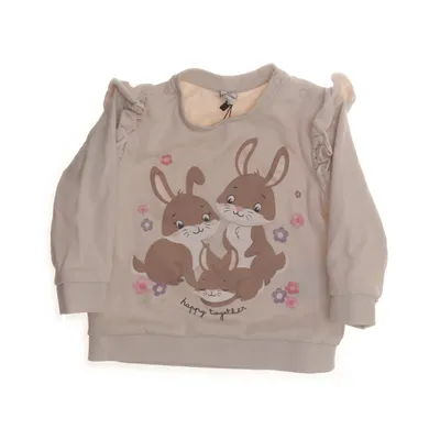 Collegetröja (Beige, Brun, Rosa) från Dopo Dopo Baby Bomull, Polyester