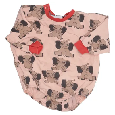 Romper (Roze, Bruin, Rood) van Mini Rodini Katoen, Elastaan
