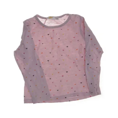 Långärmad t-shirt (Rosa, Flerfärgad) från Kids Bomull, Elastan