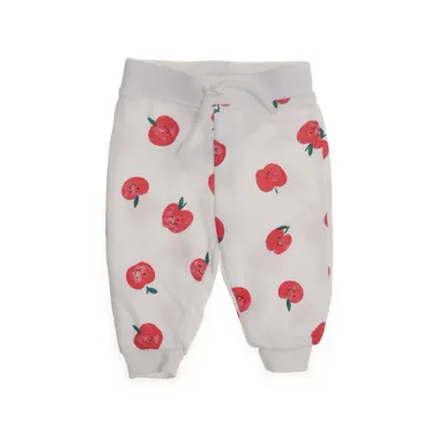 Sweatpants (White, Red) from Primark Cotton, Polyester