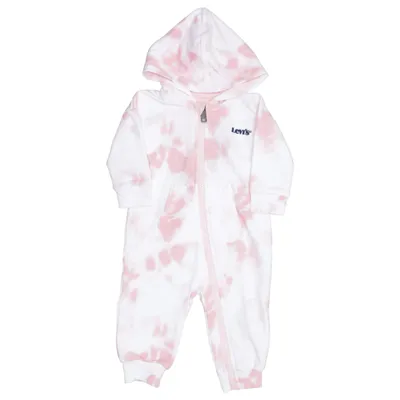 Barboteuse (Blanc, Rose) de Levi Strauss & Co Coton, Polyester