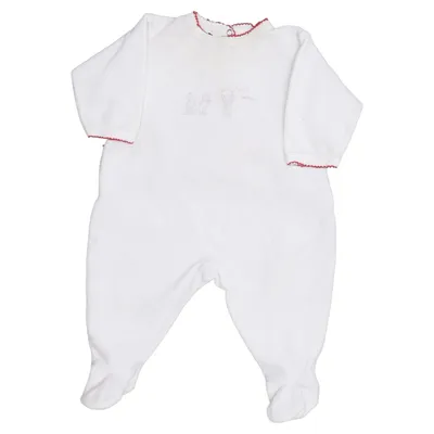Sparkedragt (Hvid) fra Petit Bateau Bomuld, Polyester