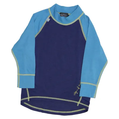 Base layer shirt (Blue) from Isbjörn Elastane, Merino wool, Polyester