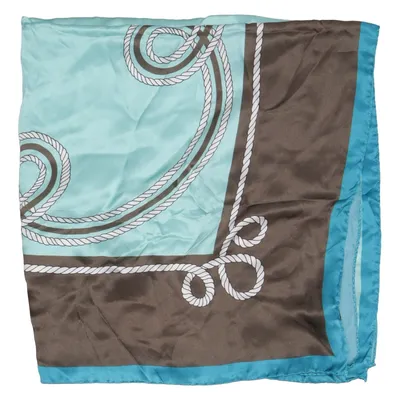 Cache-col (Bleu, Marron, Blanc) de Nordiska Kompaniet Soie