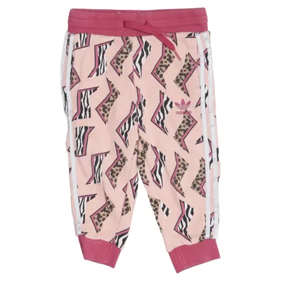 Sweatpants (Beige, Multicolored) from Adidas Cotton, Elastane, Recycled polyester
