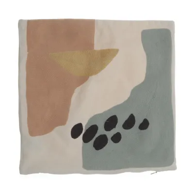Sierkussensloop (Beige, Meerkleurig) van H&M Home Acryl, Katoen