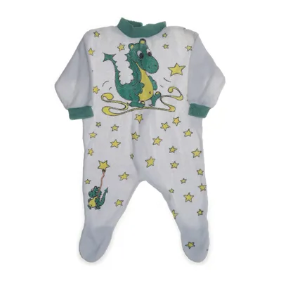 Sparkdräkt (Vit, Flerfärgad) från Baby Baby Bomull, Polyester