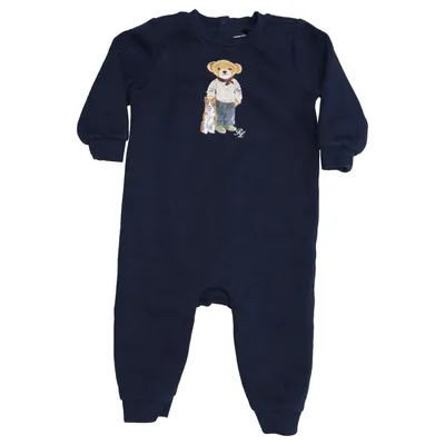 Rompers (Blue) from Ralph Lauren Cotton, Elastane, Polyester