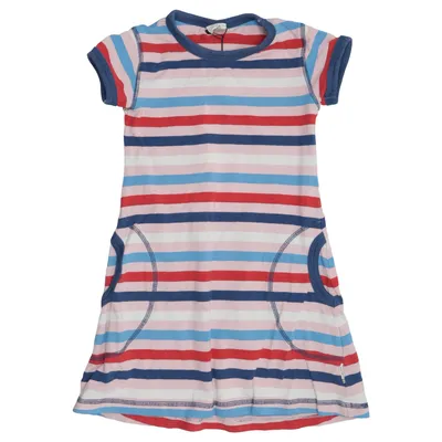 Jurk (Blauw, Rood, Roze, Meerkleurig) van Maxomorra Katoen, Elastaan