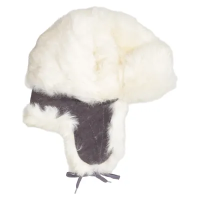 Trapper hat (Beige) Leather